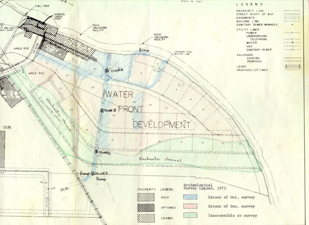 Water front development map