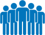 Five-Person Crew Icon Five-Person Crew Icon